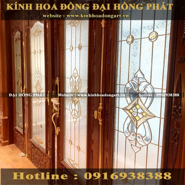 Cửa kính hoa đồng MCK - 135