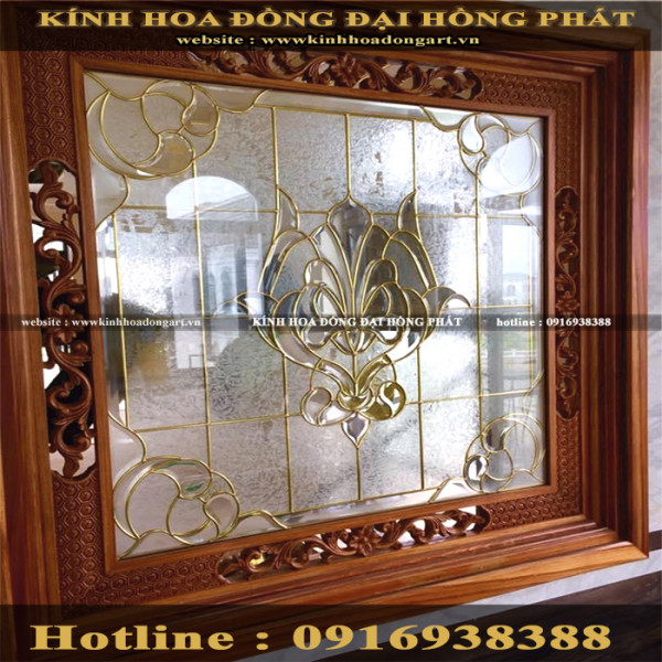 Vách kính hoa đồng VV - 012