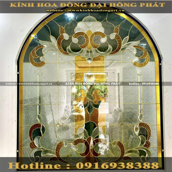 Vách kính hoa đồng VM - 002