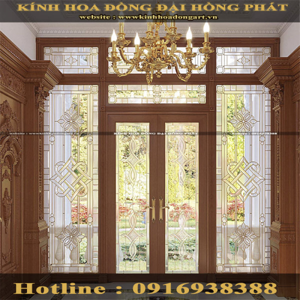 Cửa kính hoa đồng MCK - 021