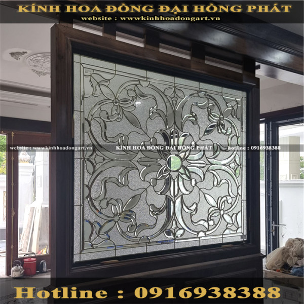Vách kính hoa đồng VV - 046