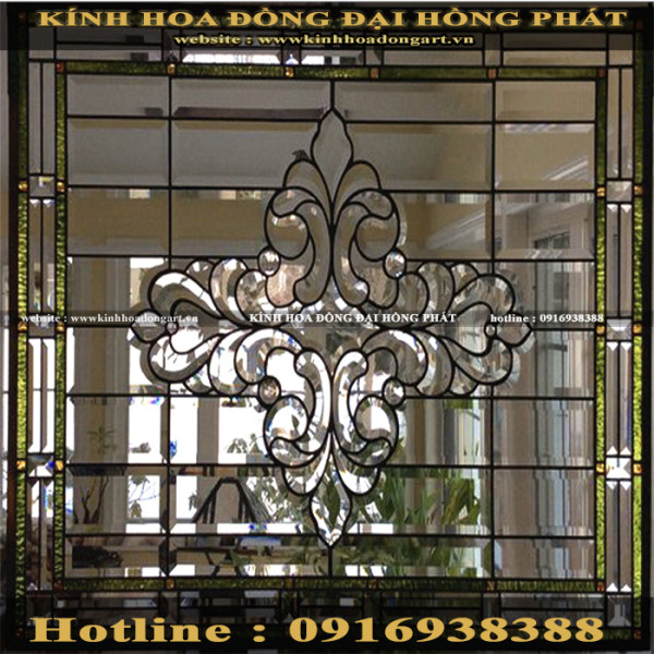 Vách kính hoa đồng VV - 016