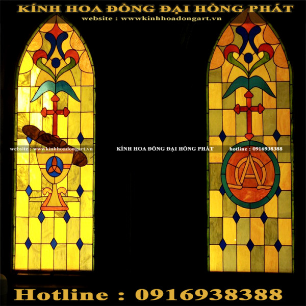 Kính nhà thờ KNT - 039