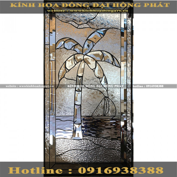 Vách kính hoa đồng VV - 022
