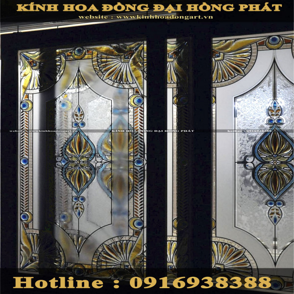 Cửa kính hoa đồng MCK - 114