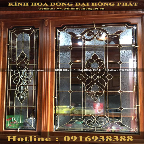 Vách kính hoa đồng VV - 033