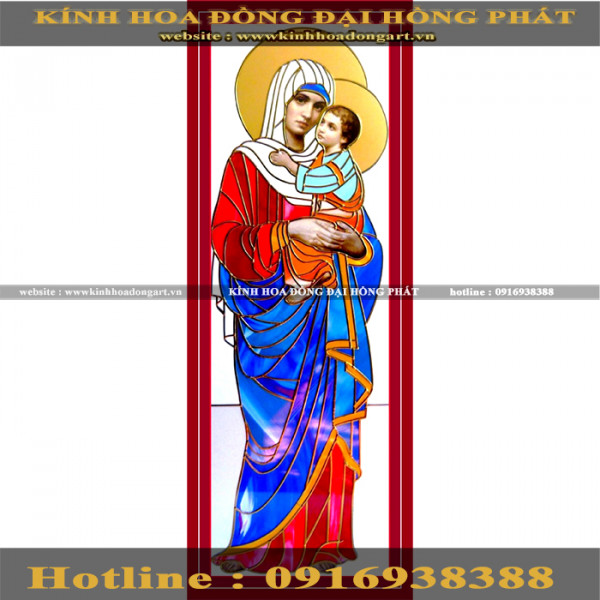 Kính nhà thờ KNT - 014