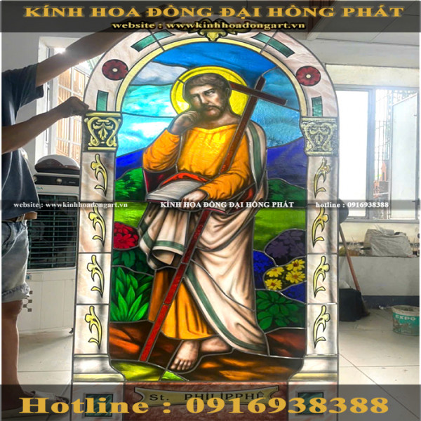 Kính nhà thờ KNT - 052