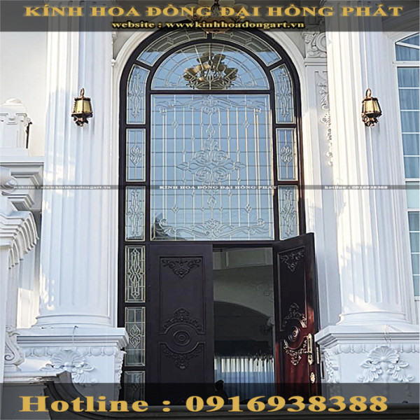 Cửa kính hoa đồng MCK - 012