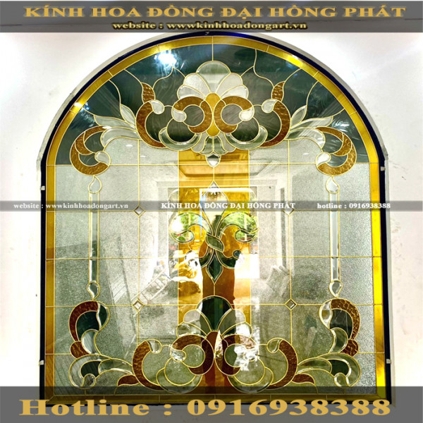 Vách kính hoa đồng VM - 006