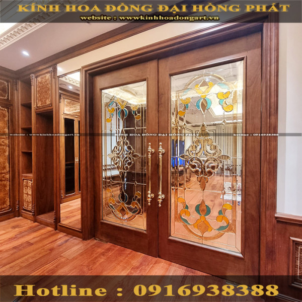 Cửa kính hoa đồng MCK - 006