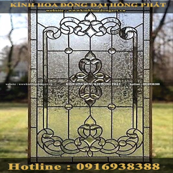 Vách kính hoa đồng VV - 034