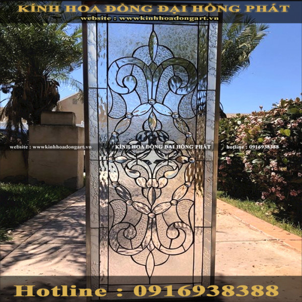 Vách kính hoa đồng VV - 032