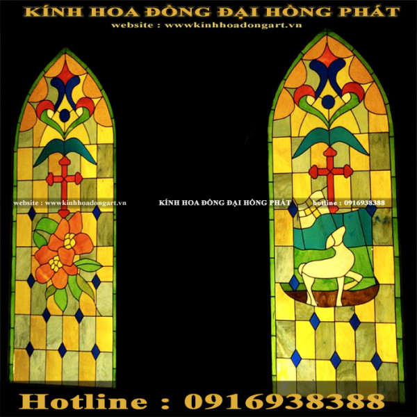 Kính nhà thờ KNT - 032