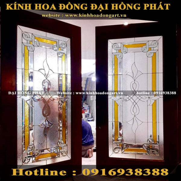 Cửa kính hoa đồng MCK - 130
