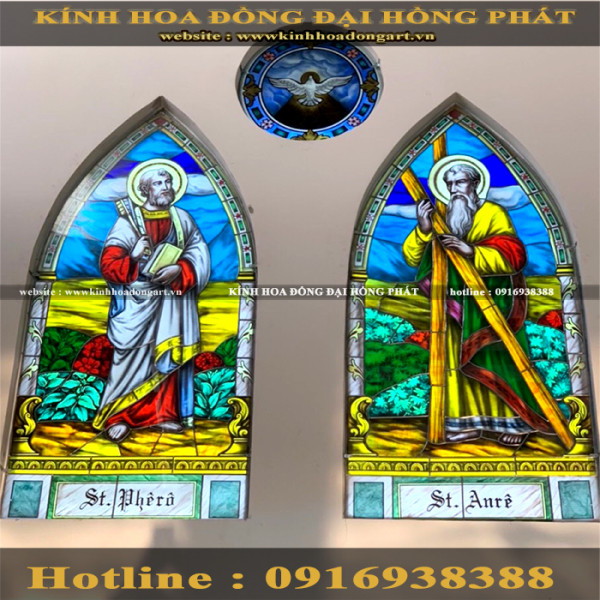 Kính nhà thờ KNT - 055