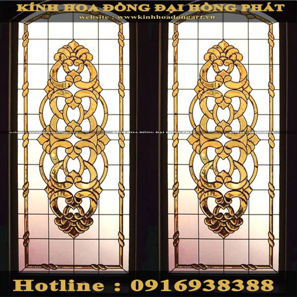 Cửa kính hoa đồng MCK - 111