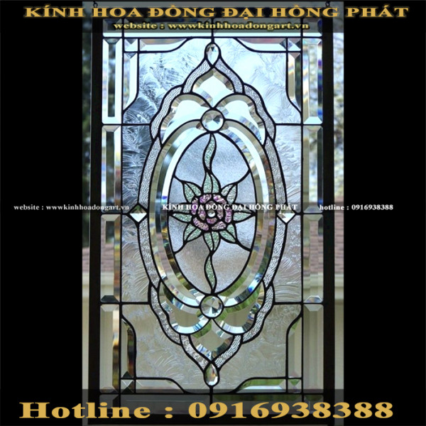 Vách kính hoa đồng VV - 036