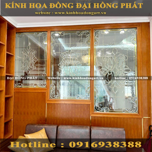 Vách kính hoa đồng VV - 052