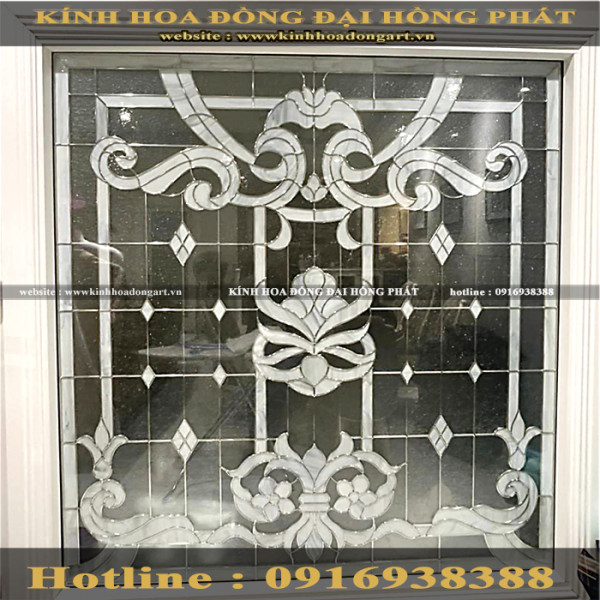 Vách kính hoa đồng VV - 044
