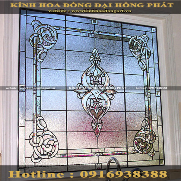 Vách kính hoa đồng VV - 019