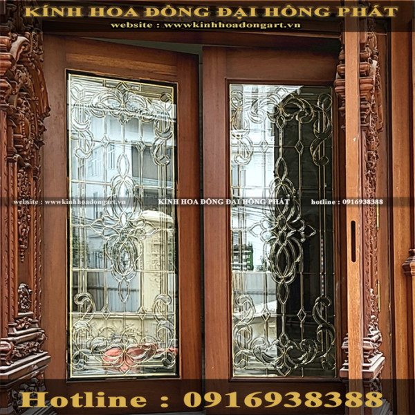 Cửa kính hoa đồng MCK - 073