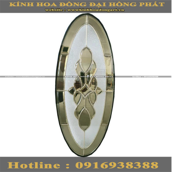 Vách Kính Bầu Dục VBD - 003