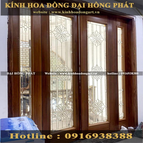 Cửa kính hoa đồng MCK - 136