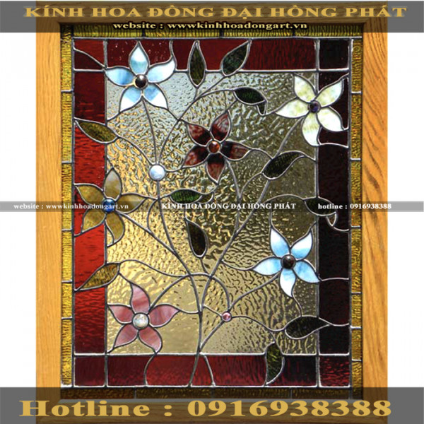 Vách kính hoa đồng VV - 037