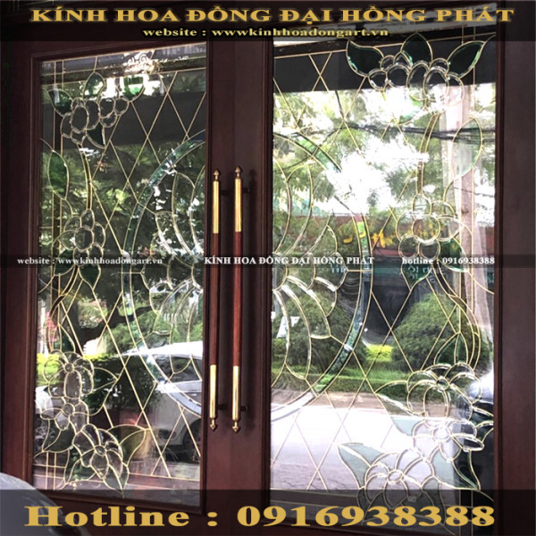 Cửa kính hoa đồng MCK - 062