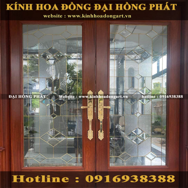 Cửa kính hoa đồng MCK - 124