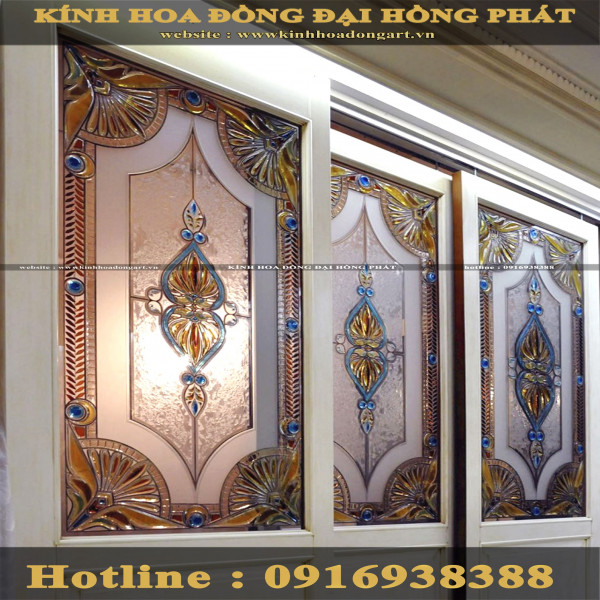 Cửa kính hoa đồng MCK - 116