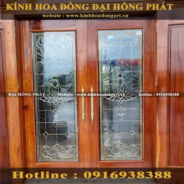 Cửa kính hoa đồng MCK - 122
