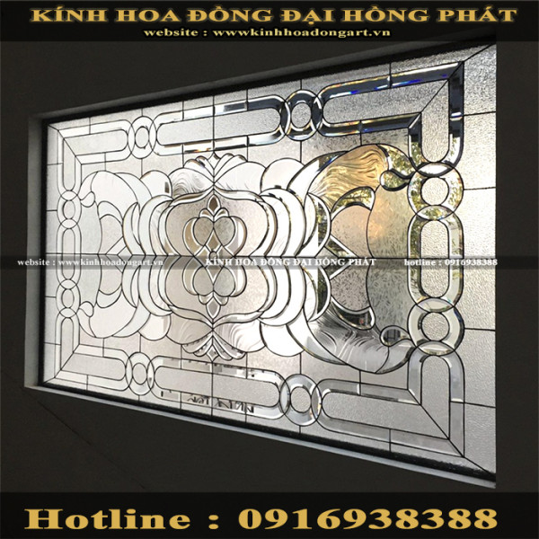 Vách kính hoa đồng VV - 003