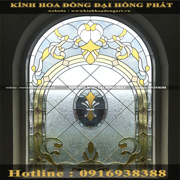 Vách kính hoa đồng VM - 021